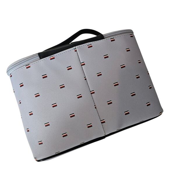 Tommy Hillfiger NWOT Logo Makeup Bag. Y2K. Minimalist. Travel. Blue Red White - Picture 3 of 13
